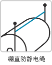 绷直防静电绳 绷直防静电绳